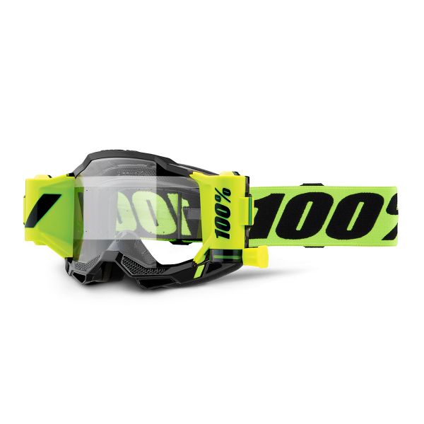 Motocross Goggles 100% Accuri 2 Forecast Neon Yellow