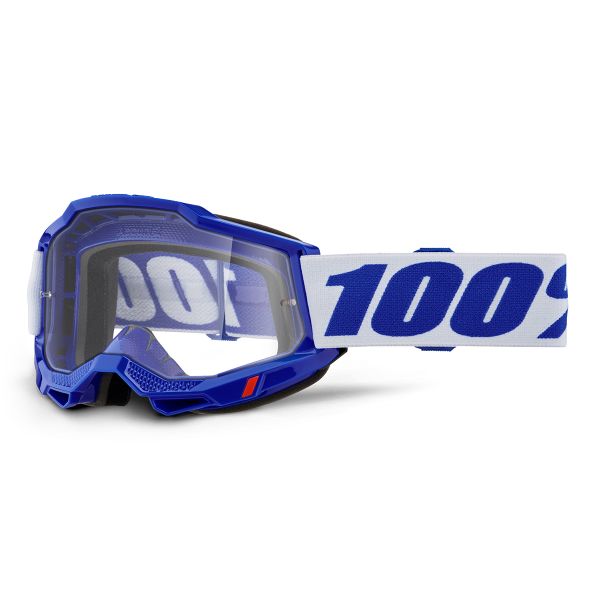 Motocross Goggles 100% Accuri 2 OTG Blue White Motocross Goggles 100% Accuri 2 OTG Blue White