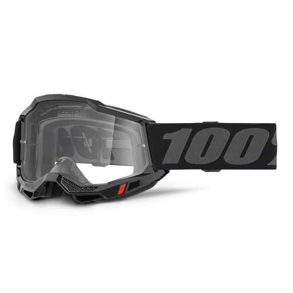 Motocross Goggles 100% Accuri 2 OTG Black Grey Motocross Goggles 100% Accuri 2 OTG Black Grey