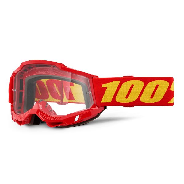 Motocross Goggles 100% Accuri 2 OTG Red Yellow Motocross Goggles 100% Accuri 2 OTG Red Yellow