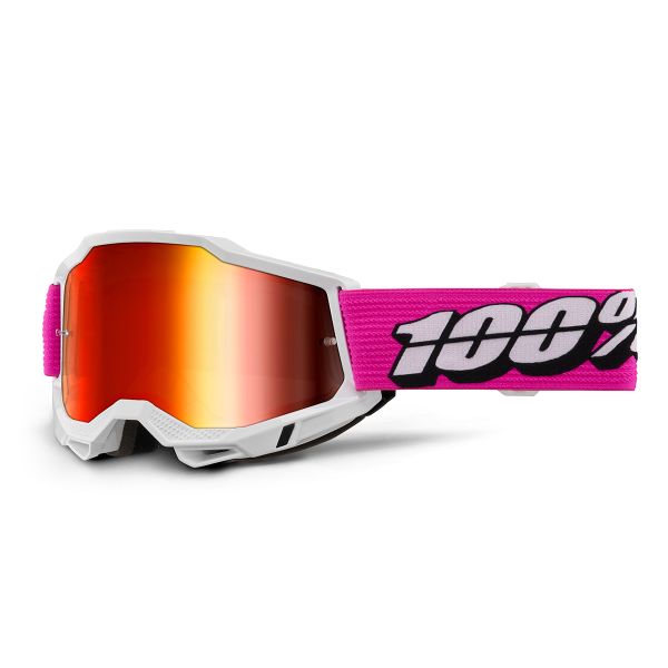 Motocross Goggles 100% Accuri 2 Roy - Iridium Red