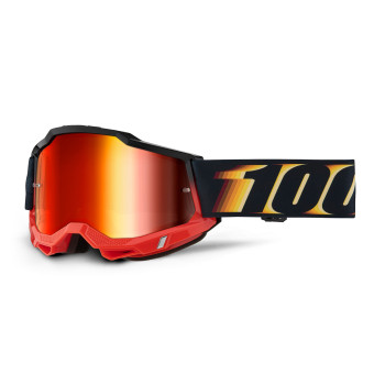 Motocross Goggles 100% Accuri 2 Stamino 2 - Iridium Red Motocross Goggles 100% Accuri 2 Stamino 2 - Iridium Red