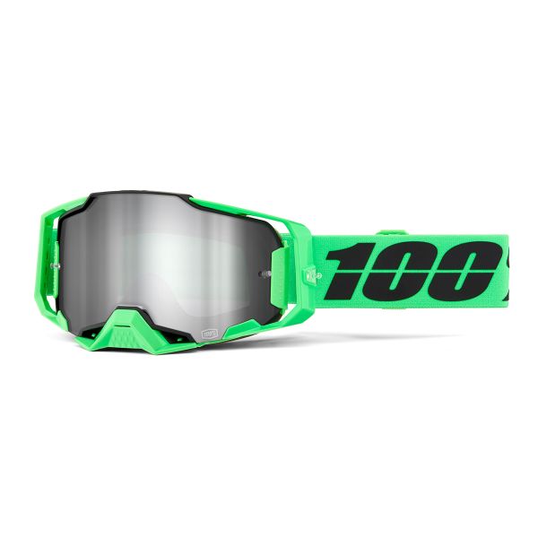 Motocross Goggles 100% Armega Anza 2 - Iridium Silver Motocross Goggles 100% Armega Anza 2 - Iridium Silver