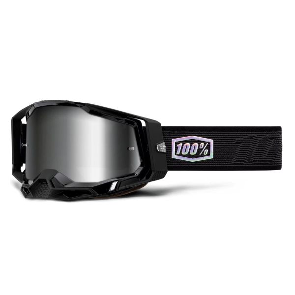 Motocross Goggles 100% Racecraft 2 Topo - Iridium Silver