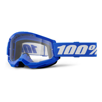 Motocross Goggles 100% Strata 2 Blue Motocross Goggles 100% Strata 2 Blue