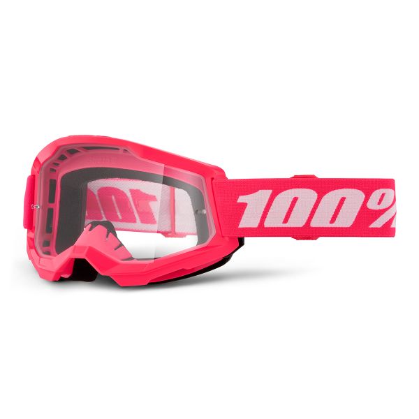 Motocross Goggles 100% Strata 2 Kid Pink