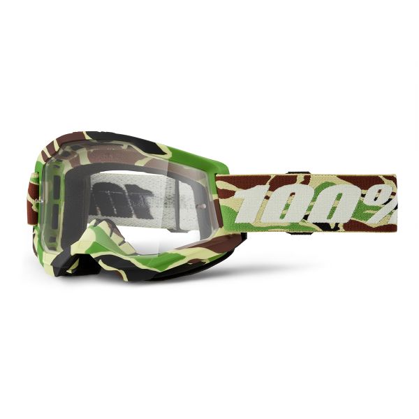 Motocross Goggles 100% Strata 2 War Camo Motocross Goggles 100% Strata 2 War Camo