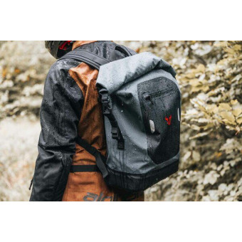 Motorcycle Backpacks SW-MOTECH Drybag 300 30 L Grey and Black waterproof backpack Motorcycle Backpacks SW-MOTECH Drybag 300 30 L Grey and Black waterproof backpack