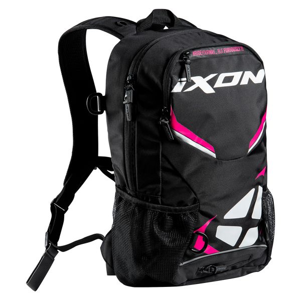 Motorcycle Backpacks Ixon R-Tension 23 Black White Fuchsia Motorcycle Backpacks Ixon R-Tension 23 Black White Fuchsia