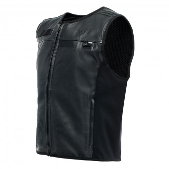 Motorcycle Airbag Dainese Smart Jacket Leather Black