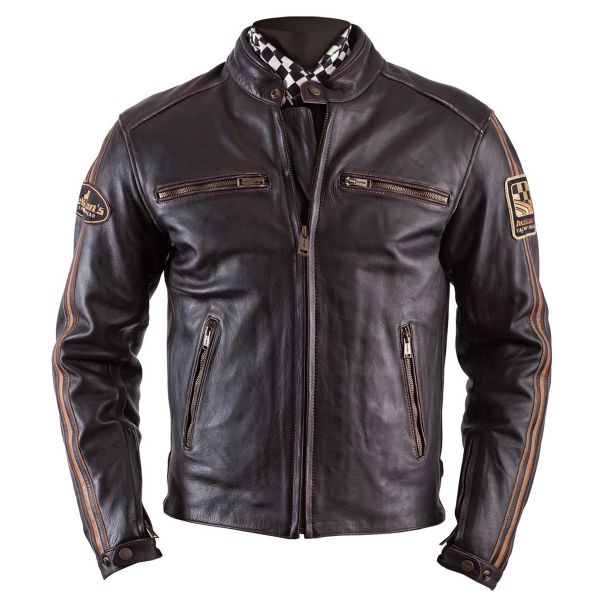 Motorcycle Jackets Helstons Ace Oldies Brown