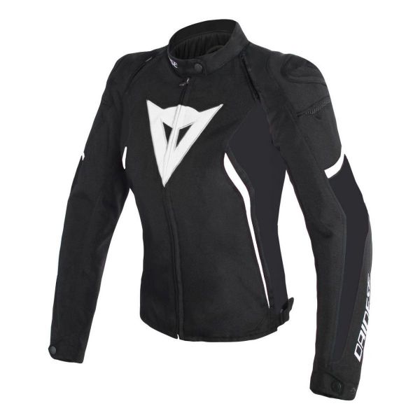 Motorcycle Jackets Dainese Avro D2 Lady Black White