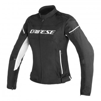 Motorcycle Jackets Dainese D-Frame Lady Black White