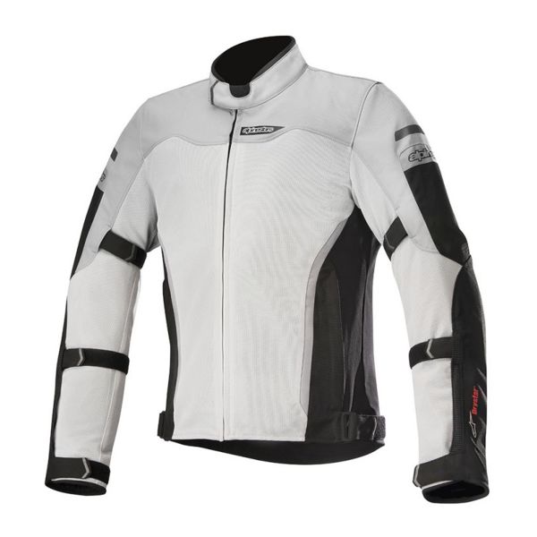Motorcycle Jackets Alpinestars Leonis Drystar Air Black Light Gray