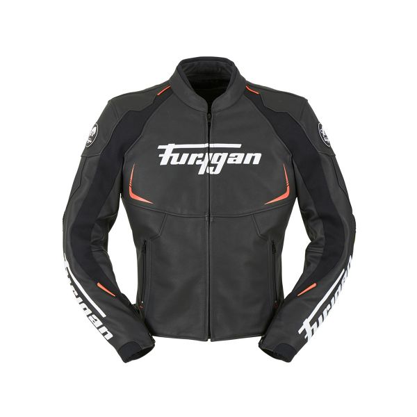 Motorcycle jacket Furygan Spectrum Black Red White in stock