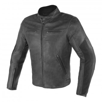 Motorcycle Jackets Dainese Stripes D1 Perforated Black