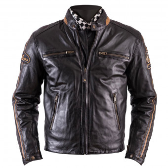 Motorcycle Jackets Helstons Ace Leather Rag Brown Motorcycle Jackets Helstons Ace Leather Rag Brown