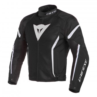 Motorcycle Jackets Dainese Air Crono 2 Tex Black White