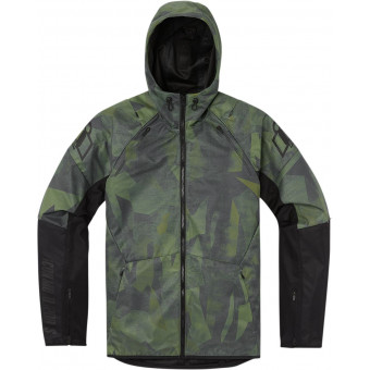 Motorcycle Jackets ICON Airform Battlescar Green Motorcycle Jackets ICON Airform Battlescar Green