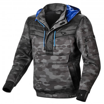 Motorcycle Jackets Macna Aron Kevlar Camo Dark Grey