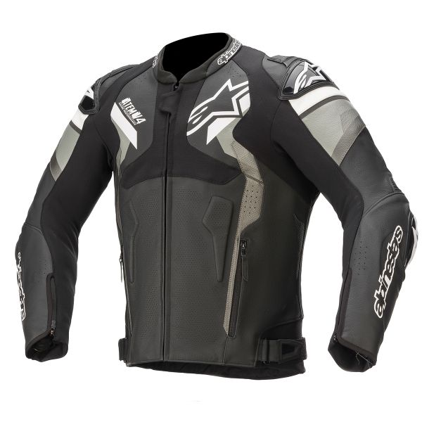 Motorcycle Jackets Alpinestars Atem V4 Black Gray White