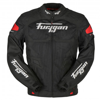 Motorcycle Jackets Furygan Atom Vented Black Red Motorcycle Jackets Furygan Atom Vented Black Red