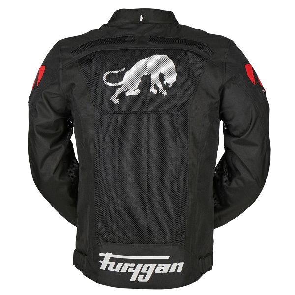 Furygan Atom Vented Black Red