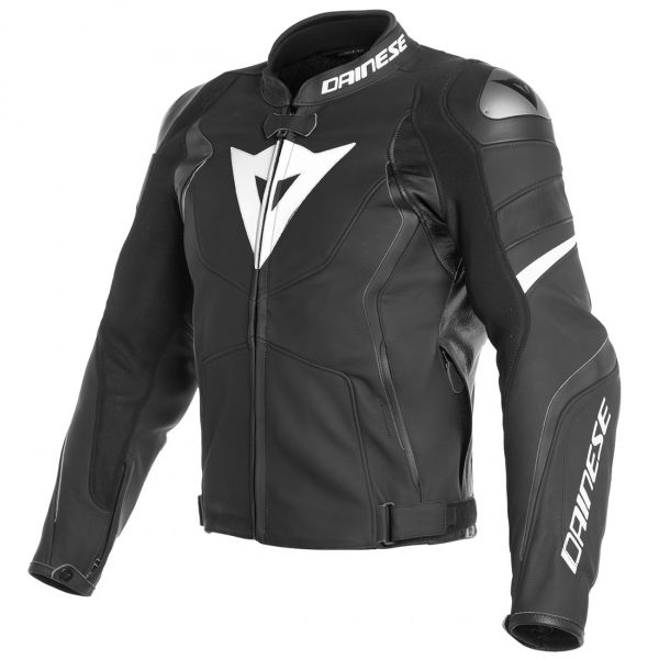 Motorcycle Jackets Dainese Avro 4 Black Matt White