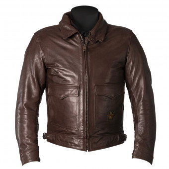 Motorcycle Jackets Helstons Bill Leather Brown
