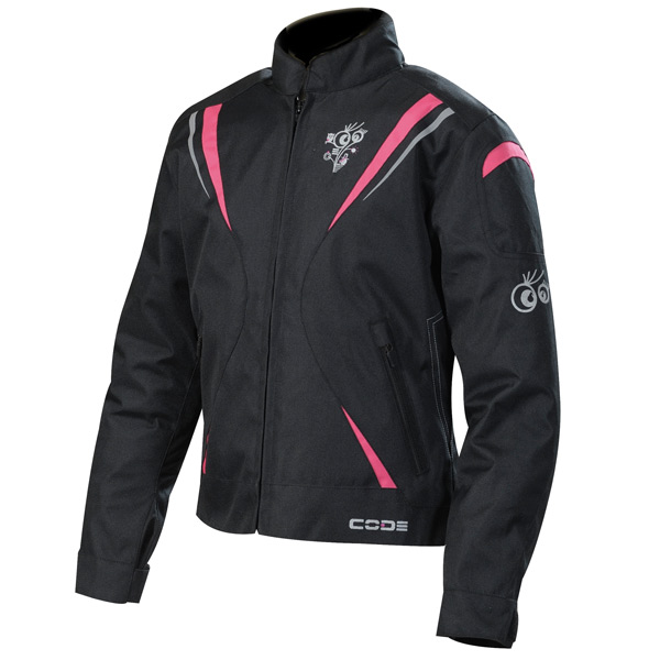 Motorcycle Jackets CODE AS Kid Girl Black