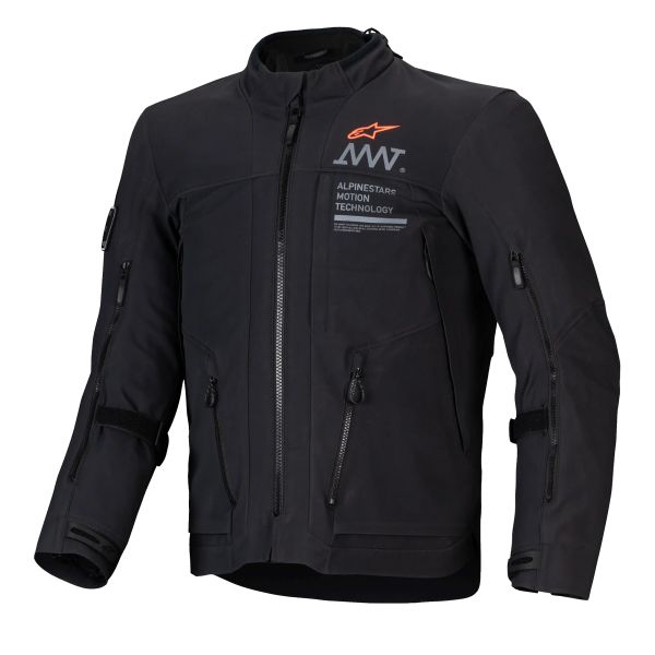 Motorcycle Jackets Alpinestars AMT-8 Stretch Drystar XF Black Motorcycle Jackets Alpinestars AMT-8 Stretch Drystar XF Black