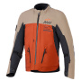 Motorcycle Jackets Alpinestars AMT-8 Stretch Drystar XF Walnut Rust Black