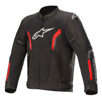 Motorcycle Jackets Alpinestars Ast Air V2 Black Red Fluo