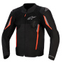 Motorcycle Jackets Alpinestars Ast V3 Air Black Dark Gray Red Fluo