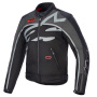 Motorcycle Jackets Alpinestars Axton Black Anthracite Red Tangerine