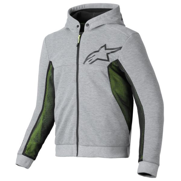 Motorcycle Jackets Alpinestars Chrome Air Sport Gray Heather Black Motorcycle Jackets Alpinestars Chrome Air Sport Gray Heather Black