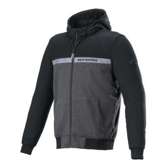 Motorcycle Jackets Alpinestars Chrome Street Hoodie Black Melange Black