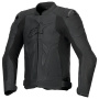 Motorcycle Jackets Alpinestars Dusk Airflow Leather Black Black