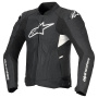 Motorcycle Jackets Alpinestars Dusk Airflow Leather Black White