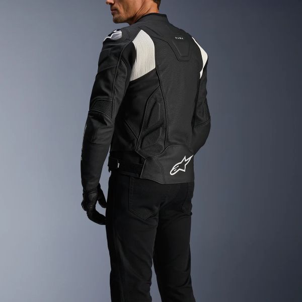 Alpinestars Dusk Airflow Leather Black White