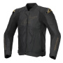 Motorcycle Jackets Alpinestars Dusk Leather Black Laser