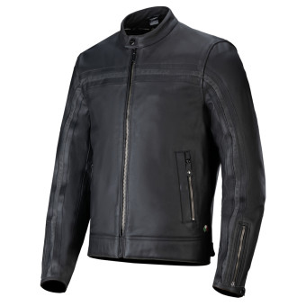 Motorcycle Jackets Alpinestars Dyno Leather Black Black