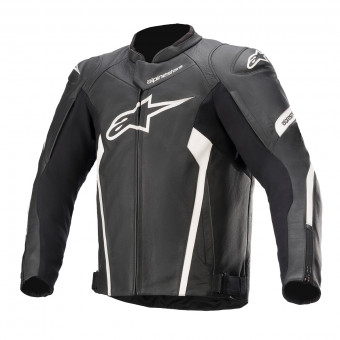 Motorcycle Jackets Alpinestars Faster V2 Leather Black White