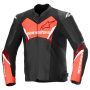 Motorcycle Jackets Alpinestars Faster V3 Airflow Black Red Fluo