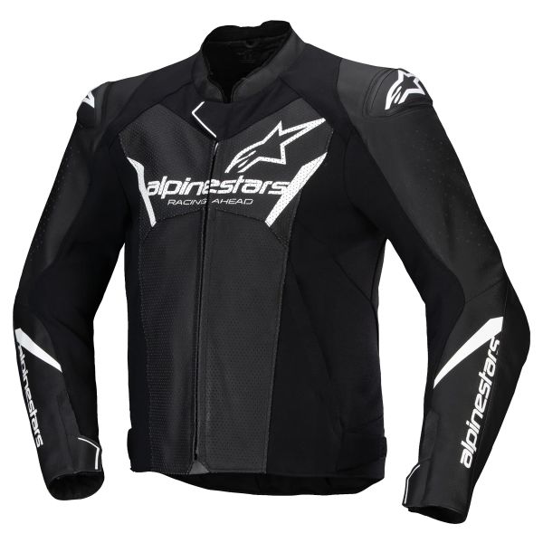 Motorcycle Jackets Alpinestars Faster V3 Airflow Black White Motorcycle Jackets Alpinestars Faster V3 Airflow Black White