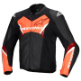 Motorcycle Jackets Alpinestars Faster V3 Black Red Fluo