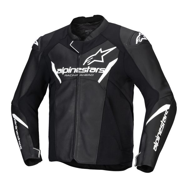 Motorcycle Jackets Alpinestars Faster V3 Black White Motorcycle Jackets Alpinestars Faster V3 Black White