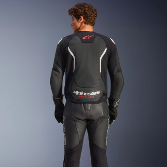 Alpinestars GP Force V2 Leather Airflow Black White