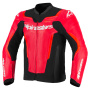 Motorcycle Jackets Alpinestars GP Force V2 Leather Airflow Red Fluo