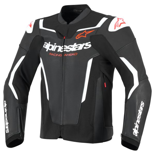 Motorcycle Jackets Alpinestars GP Force V2 Leather Black White